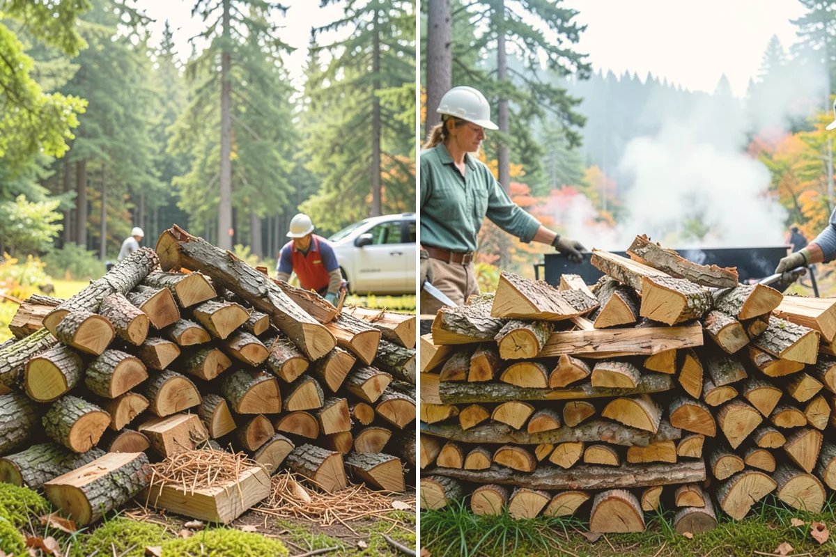 Face Cord Firewood in Mount Vernon, Skagit County, WA - Select your face-cord order and delivery date