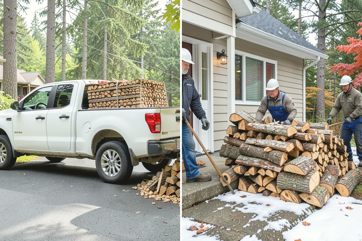 Face Cord Firewood in Mukilteo, Snohomish County, WA - Select your face-cord order and delivery date