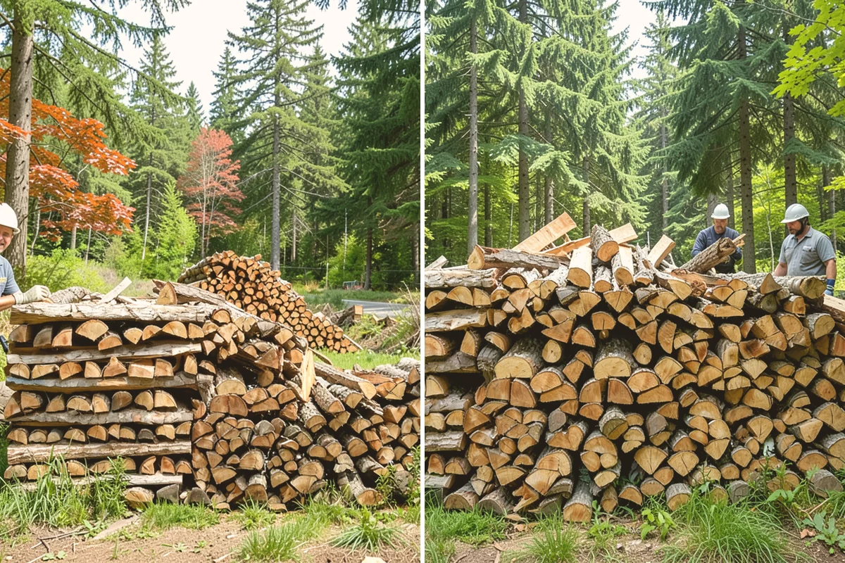 Face Cord Firewood in Orting, Pierce County, WA - Select your face-cord order and delivery date