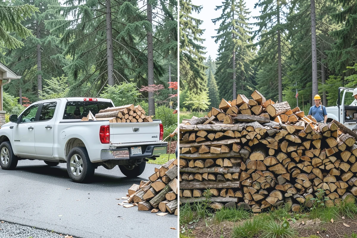 Face Cord Firewood in Redmond, King County, WA - Select your face-cord order and delivery date