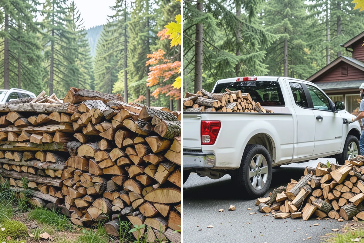 Face Cord Firewood in Renton, King County, WA - Select your face-cord order and delivery date