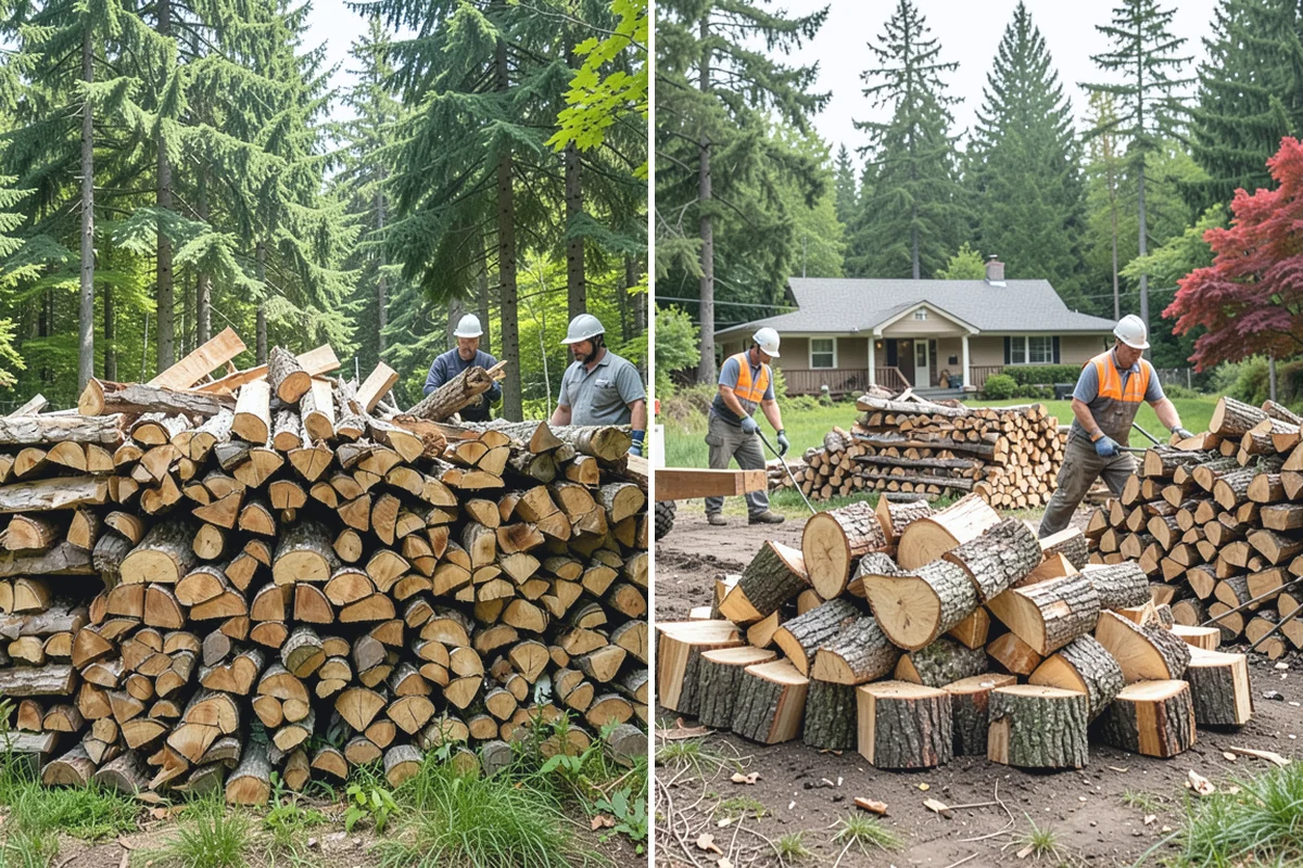 Face Cord Firewood in Roy, Pierce County, WA - Select your face-cord order and delivery date