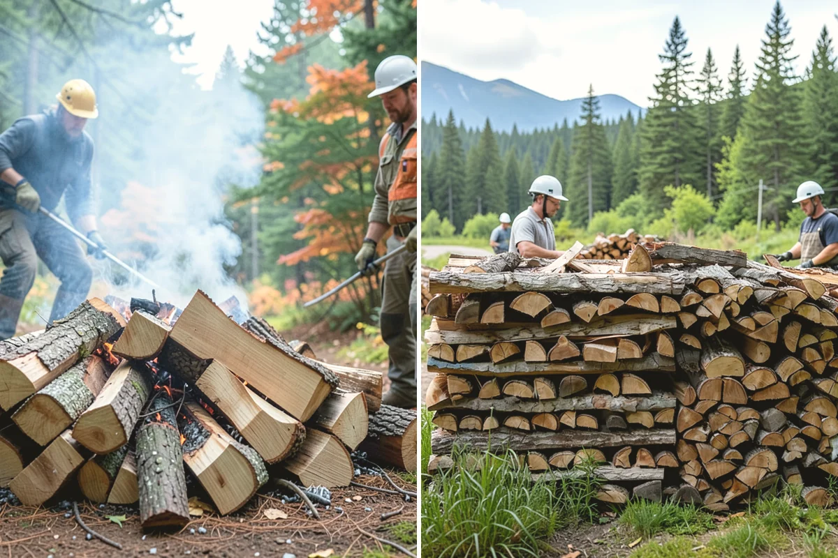 Face Cord Firewood in Ruston, Pierce County, WA - Select your face-cord order and delivery date
