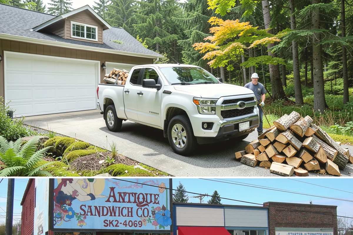 Face Cord Firewood in Ruston, Pierce County, WA - Order a face cord in early autumn to have it ready before fireplace season begins.