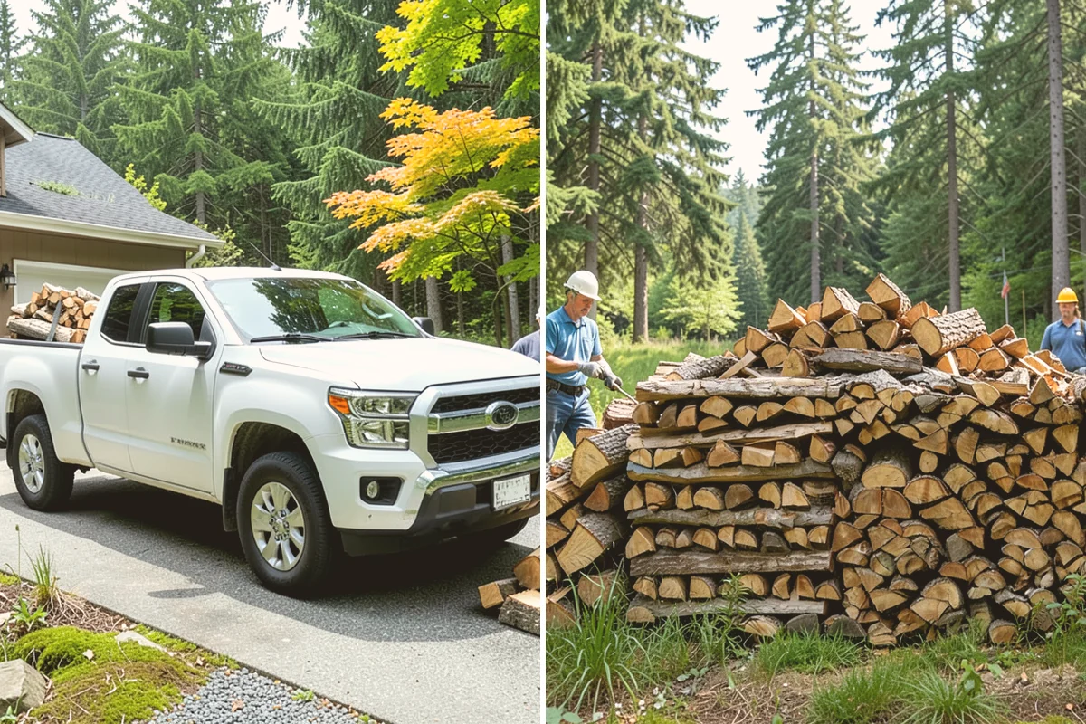 Face Cord Firewood in Sammamish, King County, WA - Select your face-cord order and delivery date