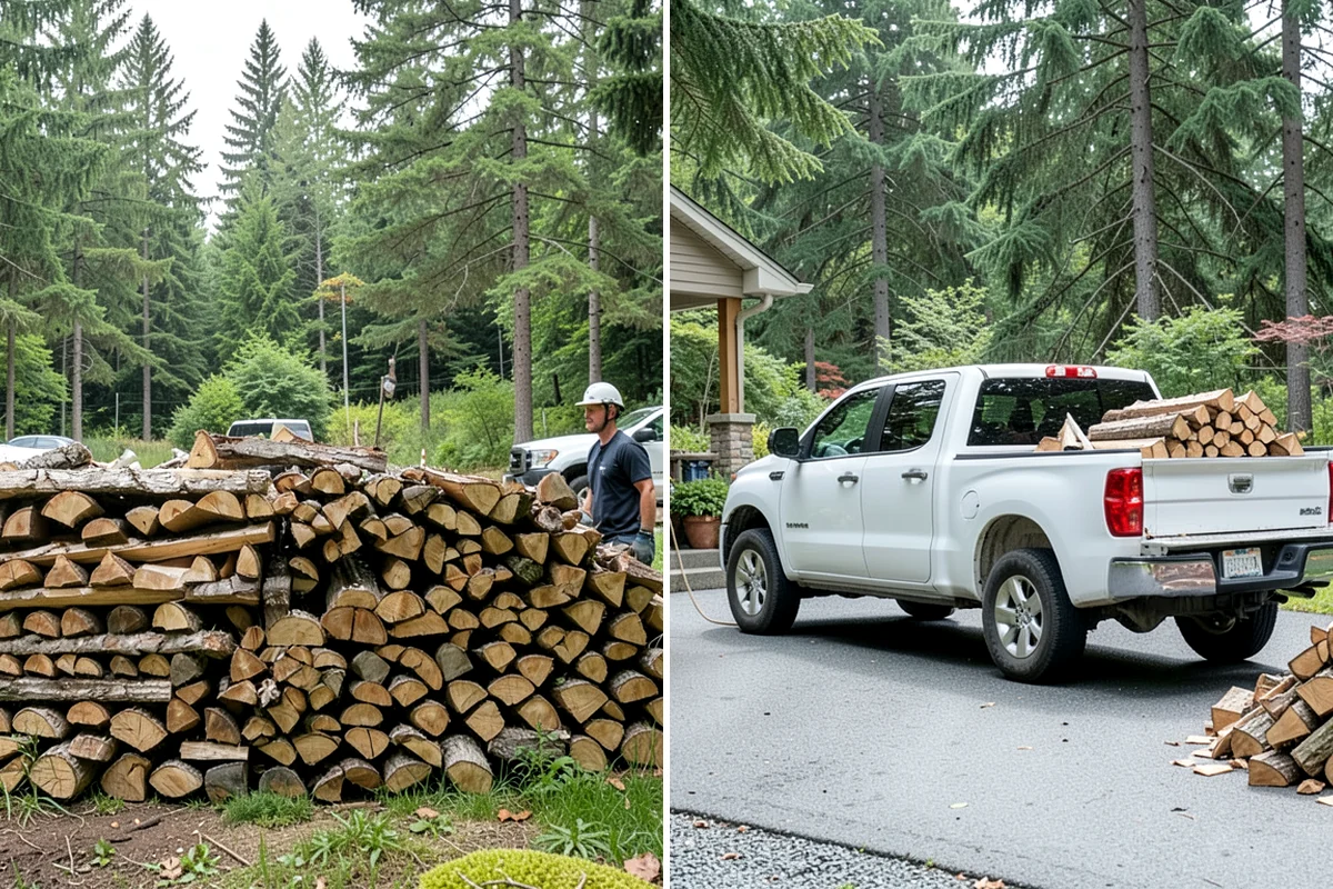 Face Cord Firewood in Sedro-Woolley, Skagit County, WA - Select your face-cord order and delivery date
