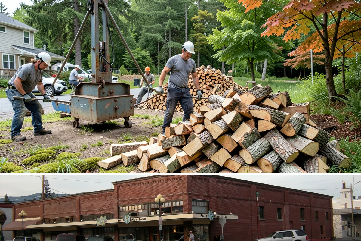 Face Cord Firewood in Sedro-Woolley, Skagit County, WA - Order a face cord in early autumn to have it ready before fireplace season begins.