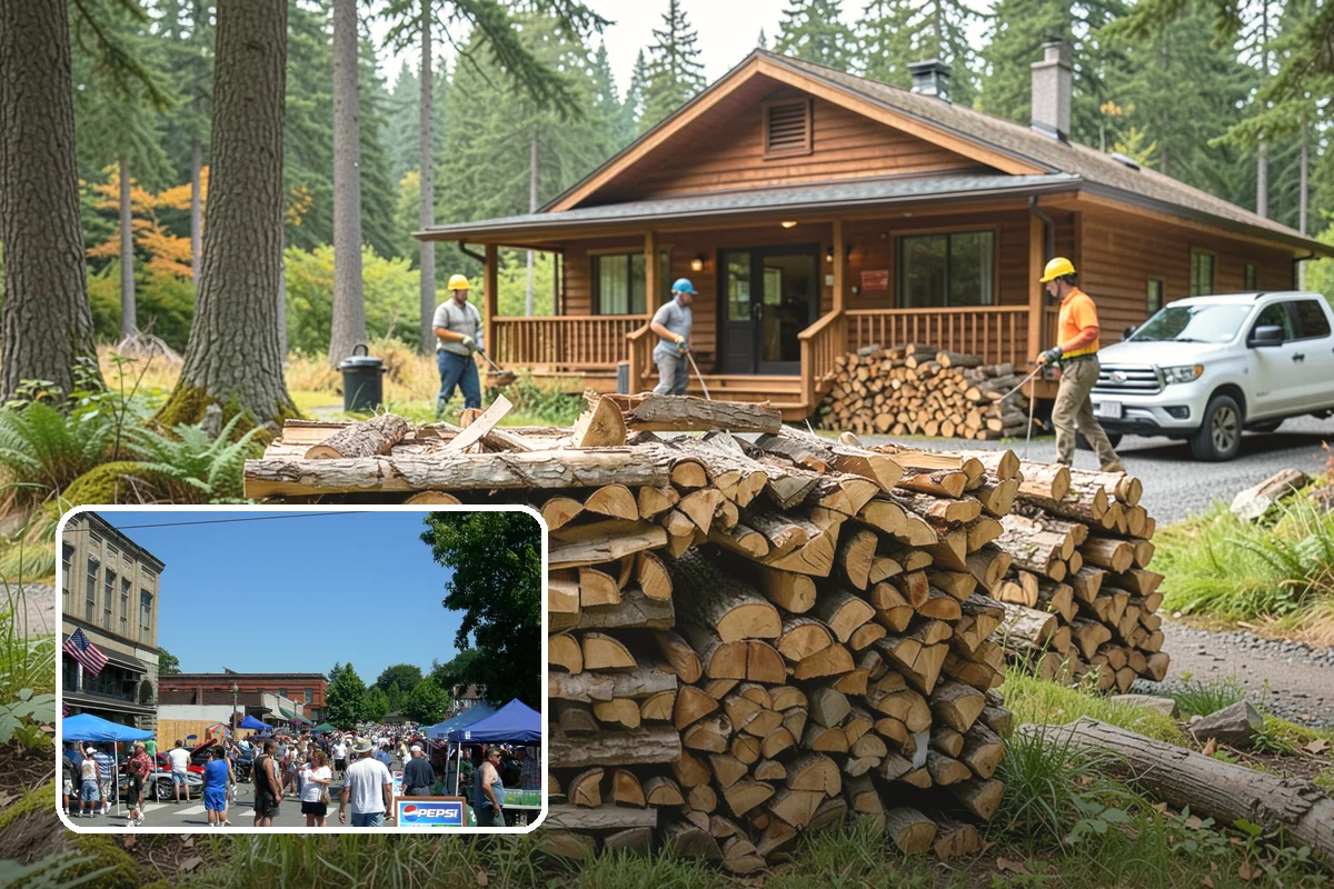 Face Cord Firewood in Snohomish, Snohomish County, WA - A tidy single-row stack that fits most spaces