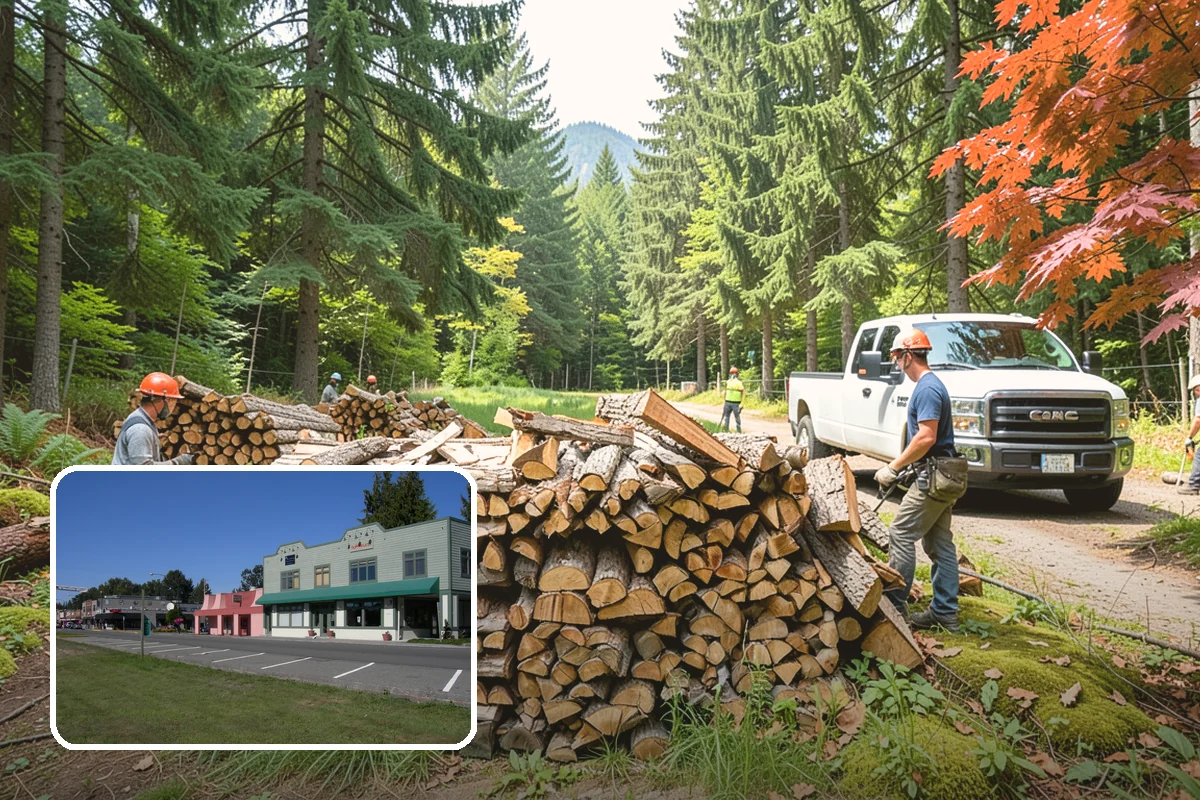 Face Cord Firewood in Snoqualmie, King County, WA - A tidy single-row stack that fits most spaces