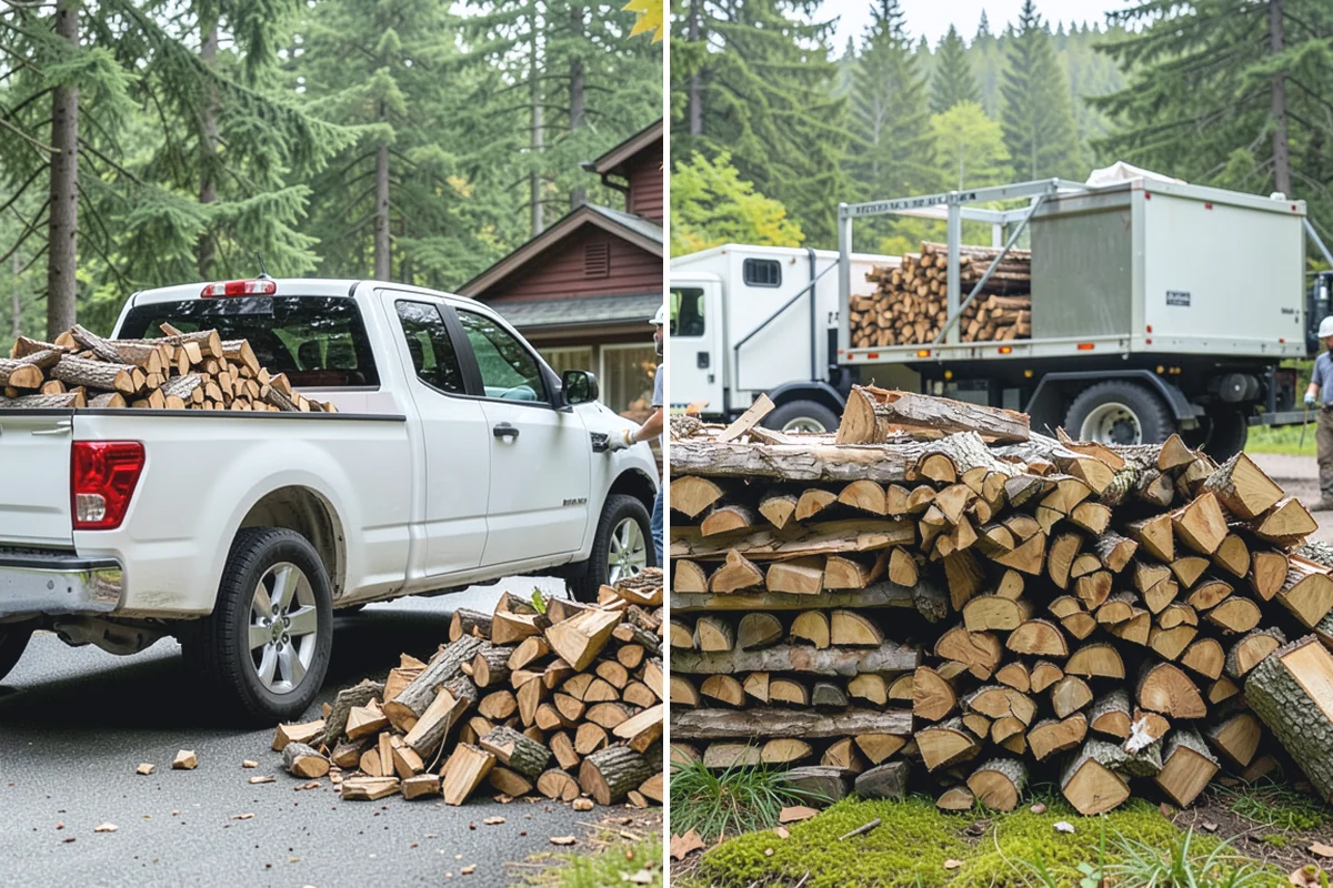 Face Cord Firewood in South Prairie, Pierce County, WA - Select your face-cord order and delivery date