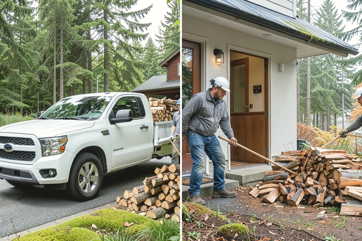 Face Cord Firewood in Tukwila, King County, WA - Select your face-cord order and delivery date