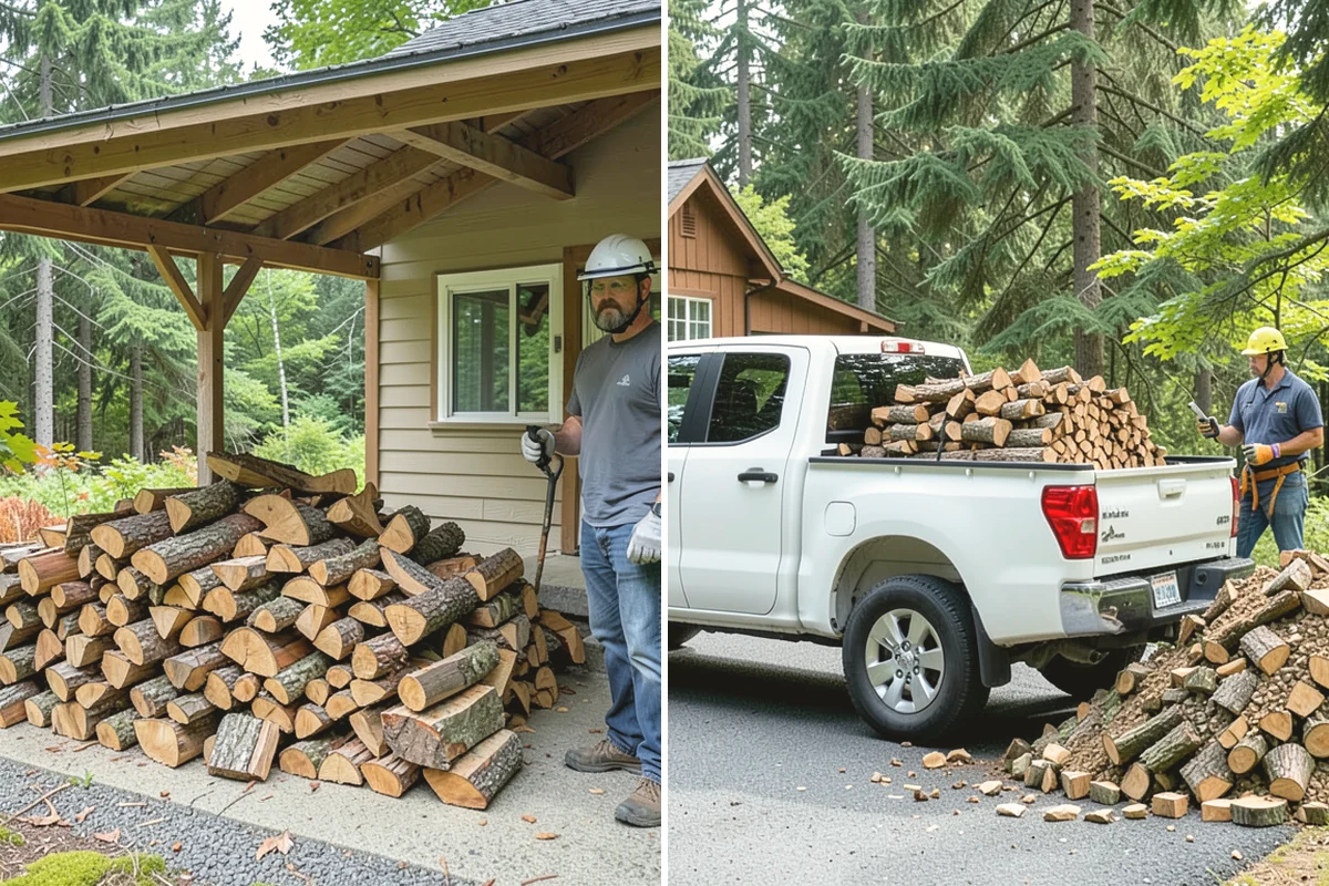Face Cord Firewood in University Place, Pierce County, WA - Select your face-cord order and delivery date