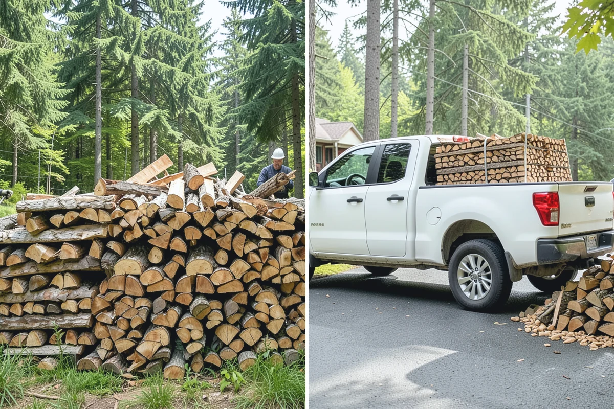 Face Cord Firewood in Wilkeson, Pierce County, WA - Select your face-cord order and delivery date