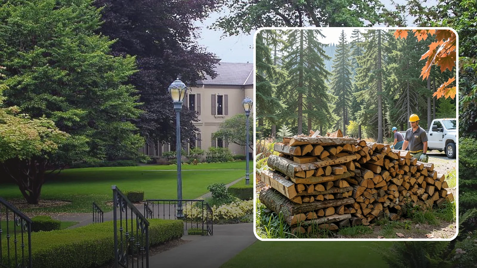 Face Cord Firewood in Woodinville, King County, WA - A face cord of firewood, a single stacked row that suits fireplaces and lighter heating needs.