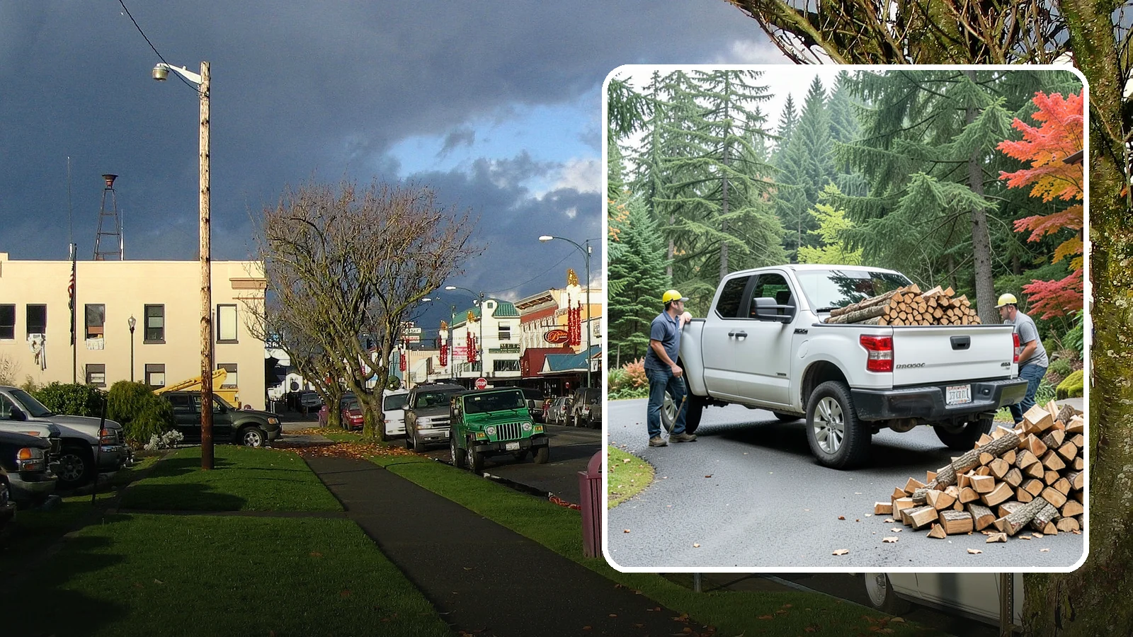 Fall Firewood Delivery in Arlington, Snohomish County, WA - As the Northwest cools down, we deliver a full supply so you head into heating season already stocked and ready.