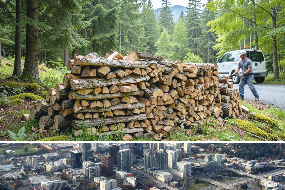 Fall Firewood Delivery in Bellevue, King County, WA - Early to mid fall is ideal, giving you a full supply in place before winter weather and demand both climb.