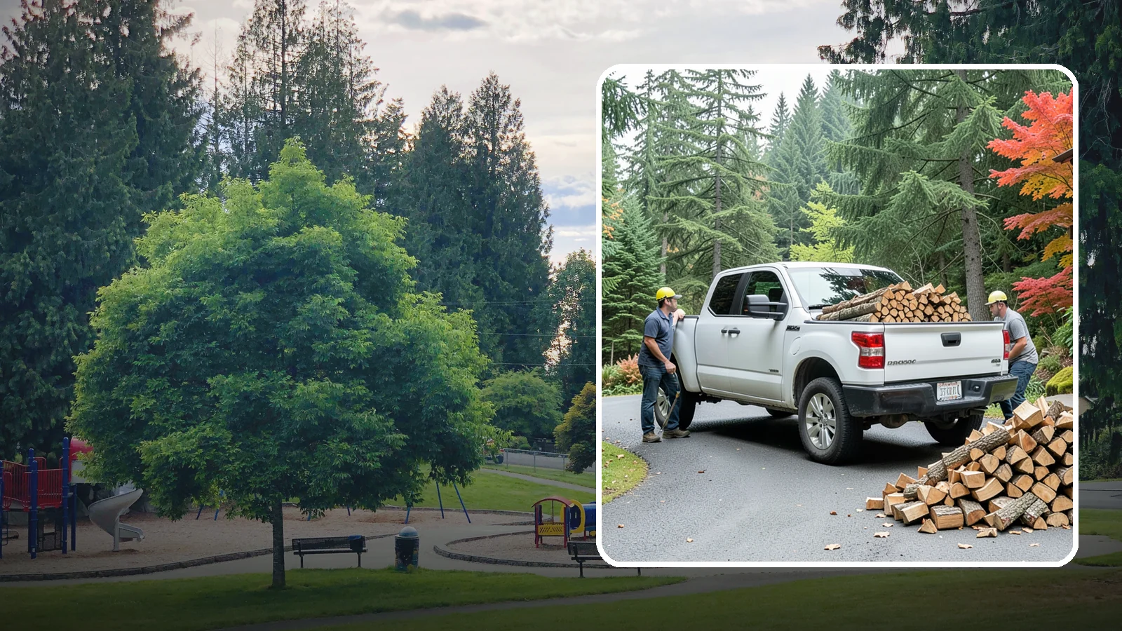Fall Firewood Delivery in Bonney Lake, Pierce County, WA - As the Northwest cools down, we deliver a full supply so you head into heating season already stocked and ready.