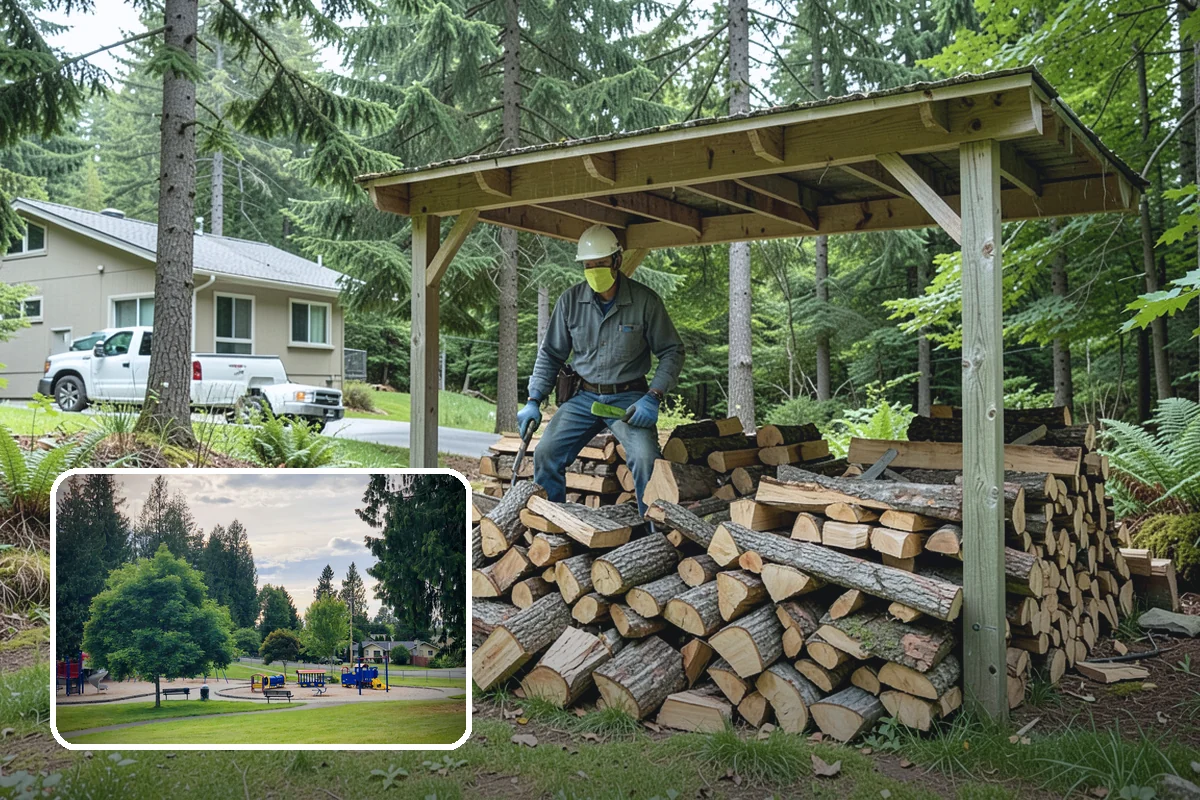 Fall Firewood Delivery in Bonney Lake, Pierce County, WA - Gets you stocked before the winter rush
