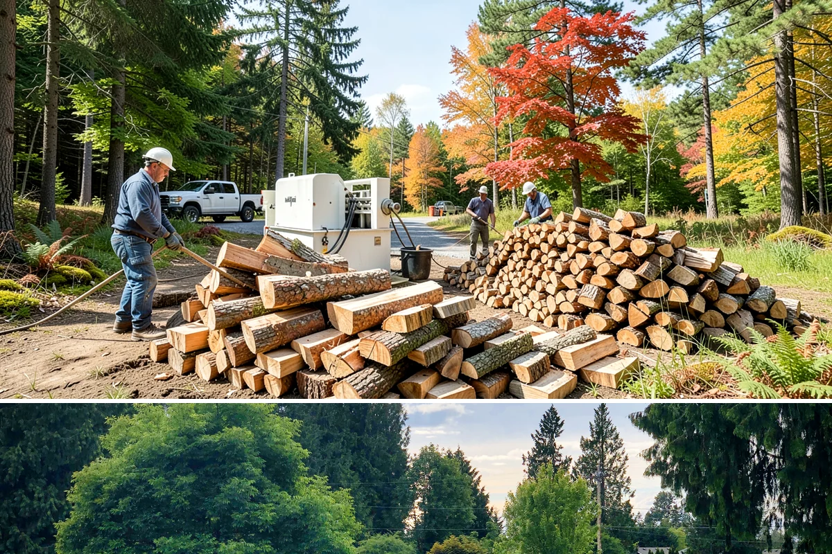 Fall Firewood Delivery in Bonney Lake, Pierce County, WA - Early to mid fall is ideal, giving you a full supply in place before winter weather and demand both climb.