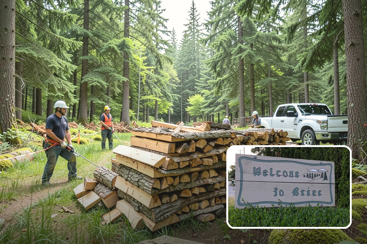 Fall Firewood Delivery in Brier, Snohomish County, WA - Gets you stocked before the winter rush