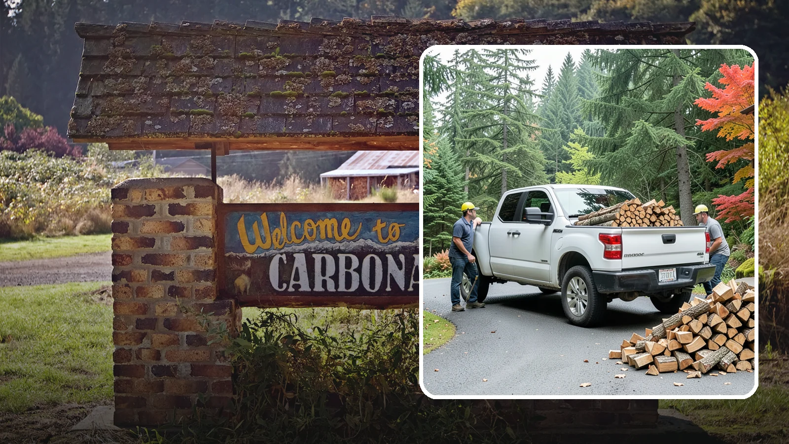 Fall Firewood Delivery in Carbonado, Pierce County, WA - As the Northwest cools down, we deliver a full supply so you head into heating season already stocked and ready.