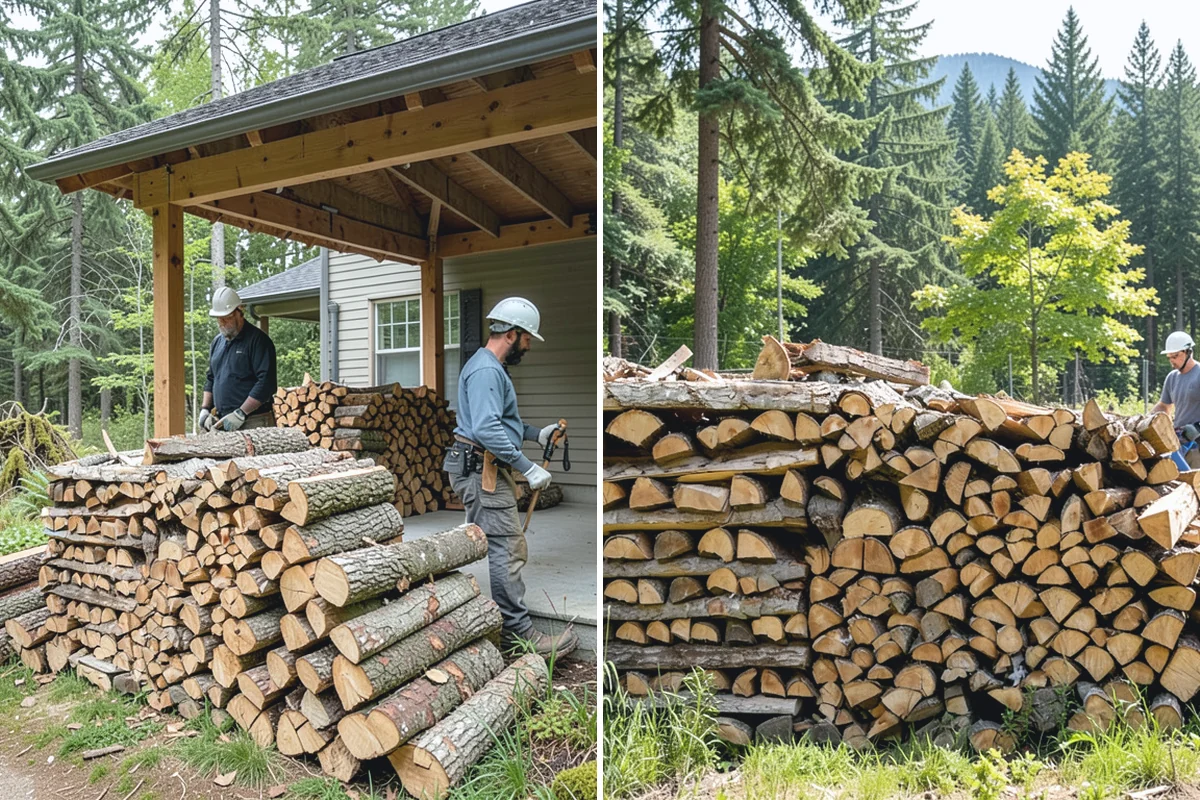 Fall Firewood Delivery in Coupeville, Island County, WA - Plan your fall stock-up quantity for the season