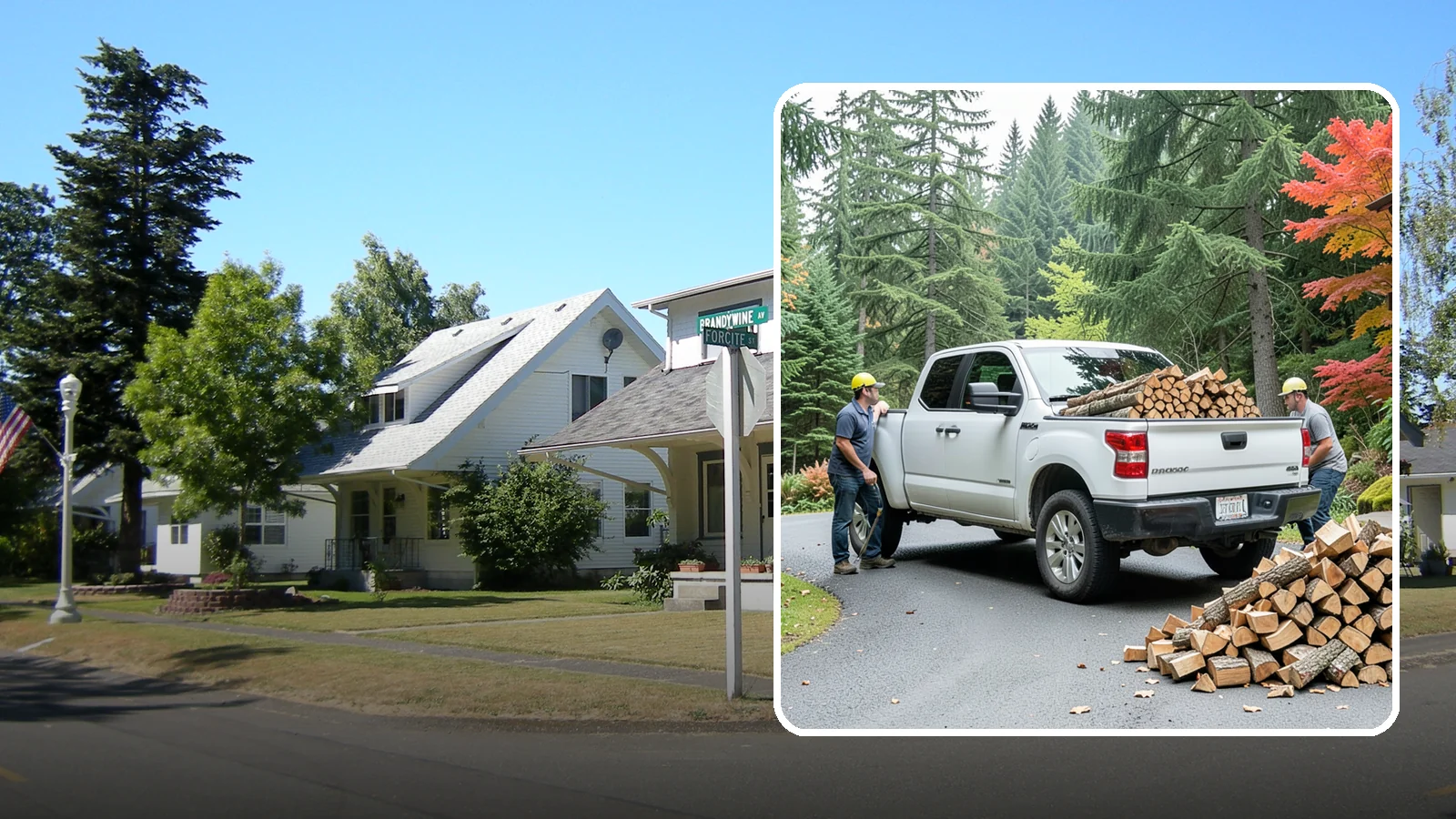 Fall Firewood Delivery in DuPont, Pierce County, WA - As the Northwest cools down, we deliver a full supply so you head into heating season already stocked and ready.