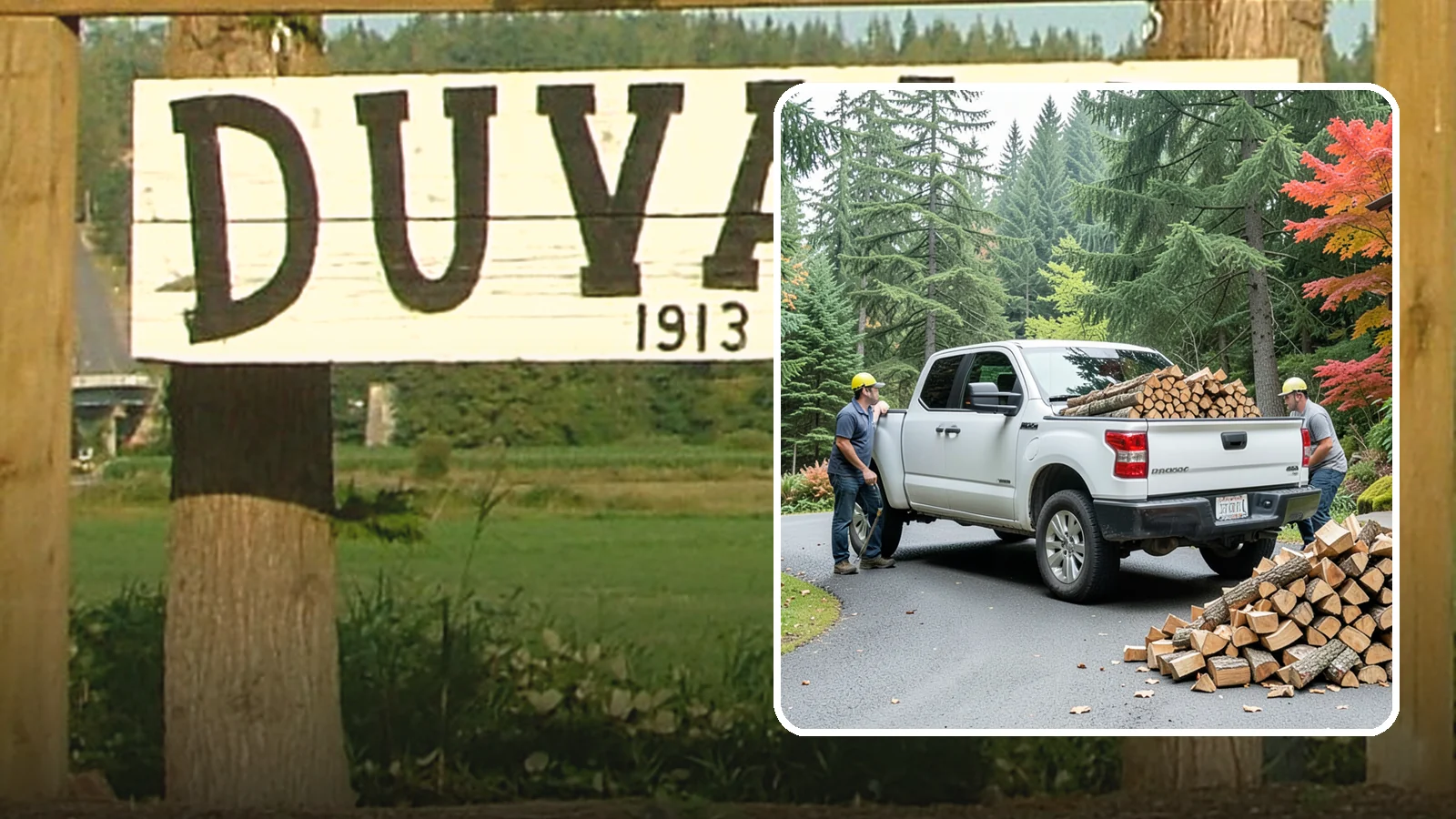 Fall Firewood Delivery in Duvall, King County, WA - As the Northwest cools down, we deliver a full supply so you head into heating season already stocked and ready.