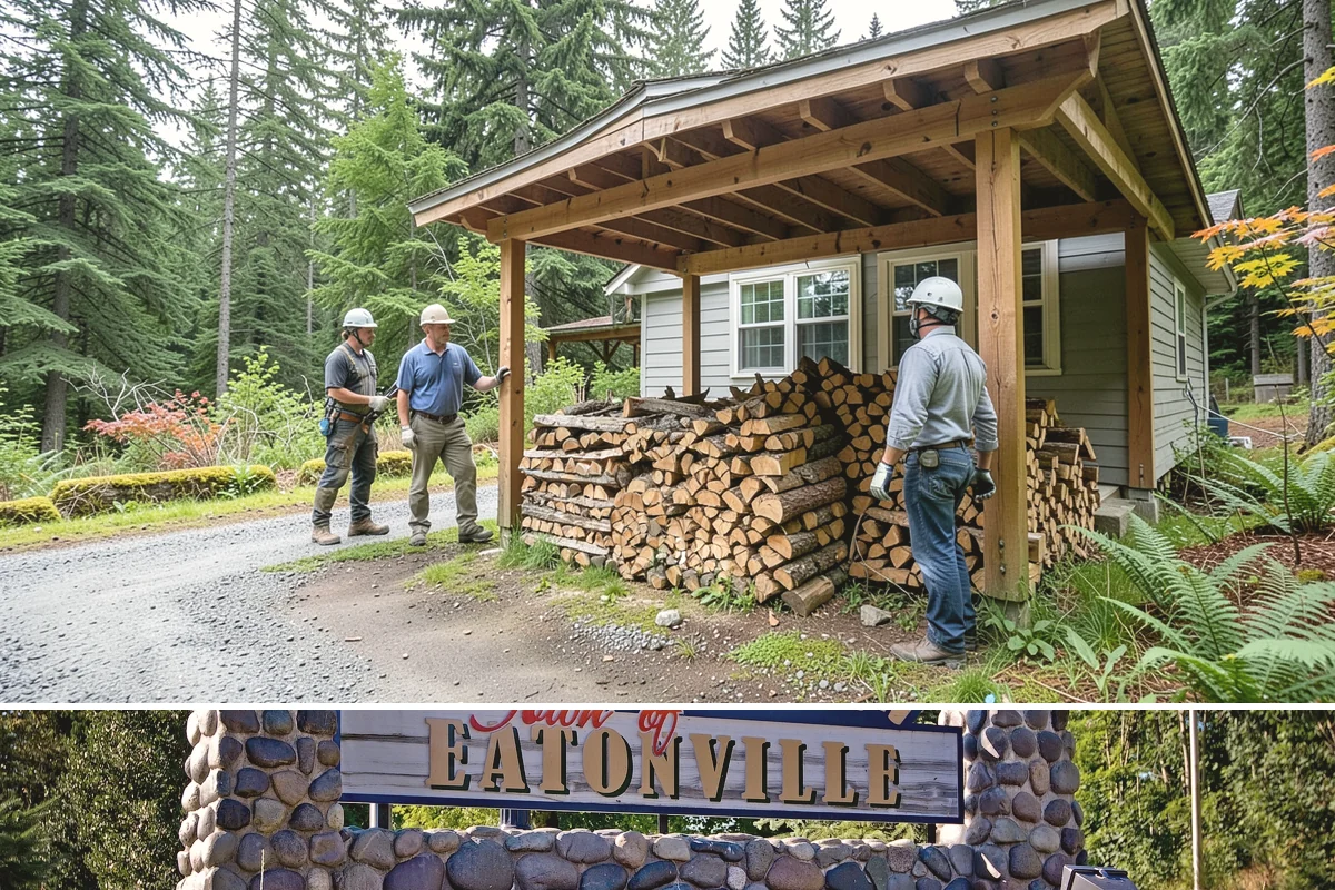Fall Firewood Delivery in Eatonville, Pierce County, WA - Early to mid fall is ideal, giving you a full supply in place before winter weather and demand both climb.