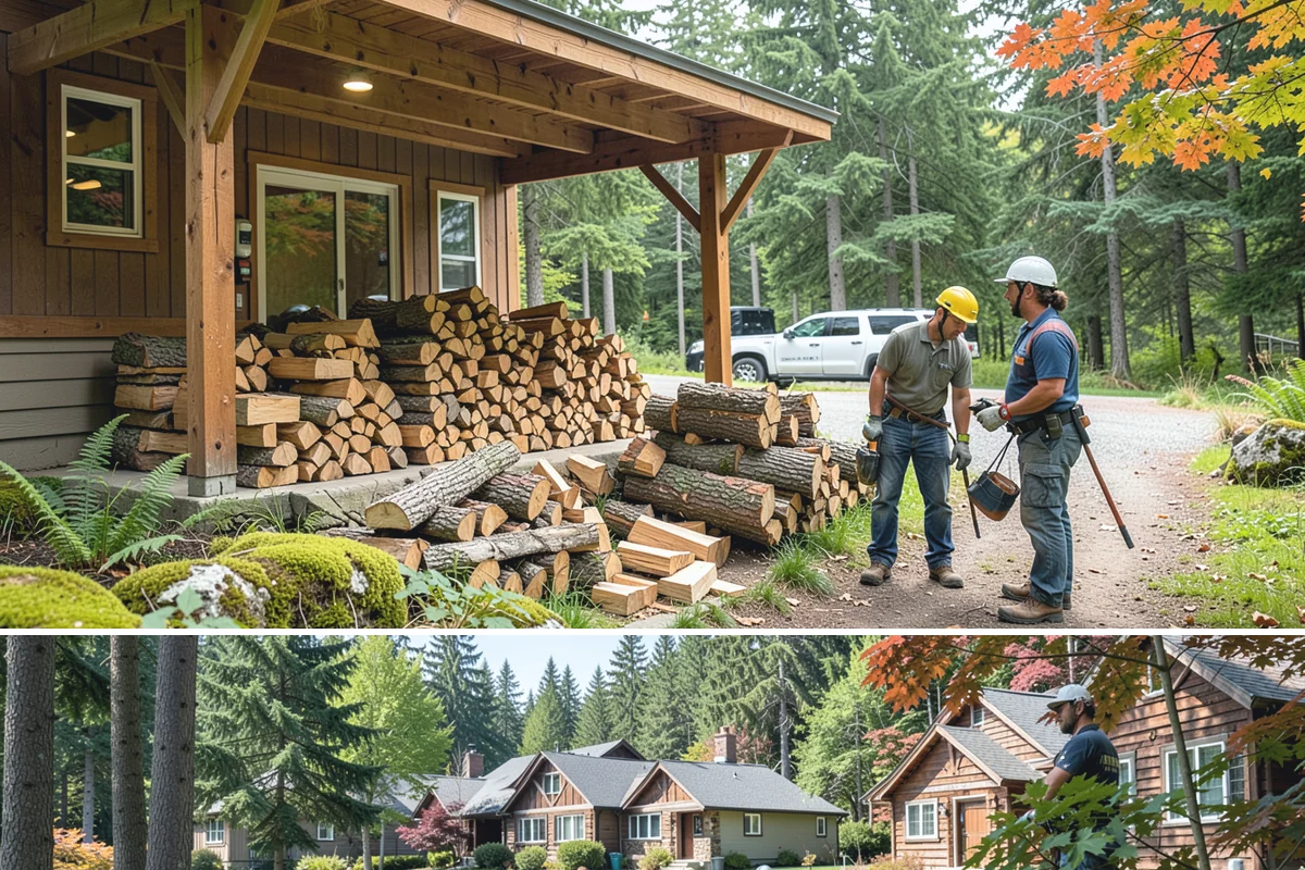 Fall Firewood Delivery in Edgewood, WA - Early to mid fall is ideal, giving you a full supply in place before winter weather and demand both climb.