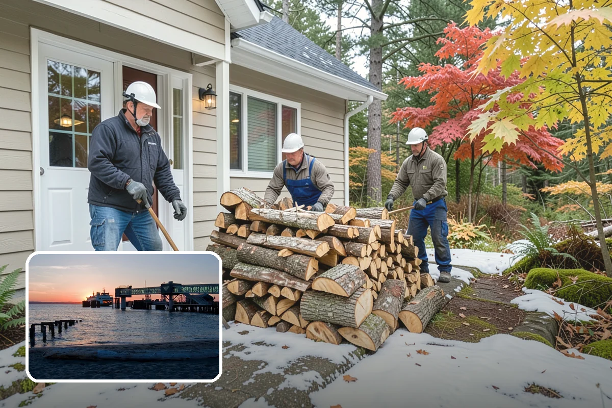 Fall Firewood Delivery in Edmonds, Snohomish County, WA - Gets you stocked before the winter rush