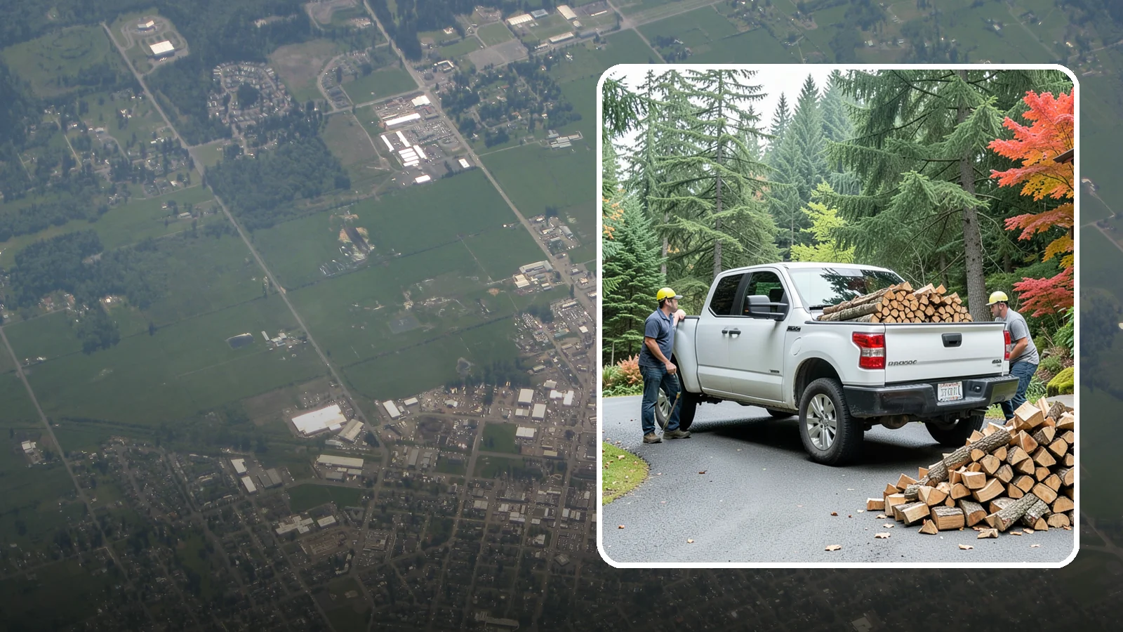 Fall Firewood Delivery in Enumclaw, King County, WA - As the Northwest cools down, we deliver a full supply so you head into heating season already stocked and ready.