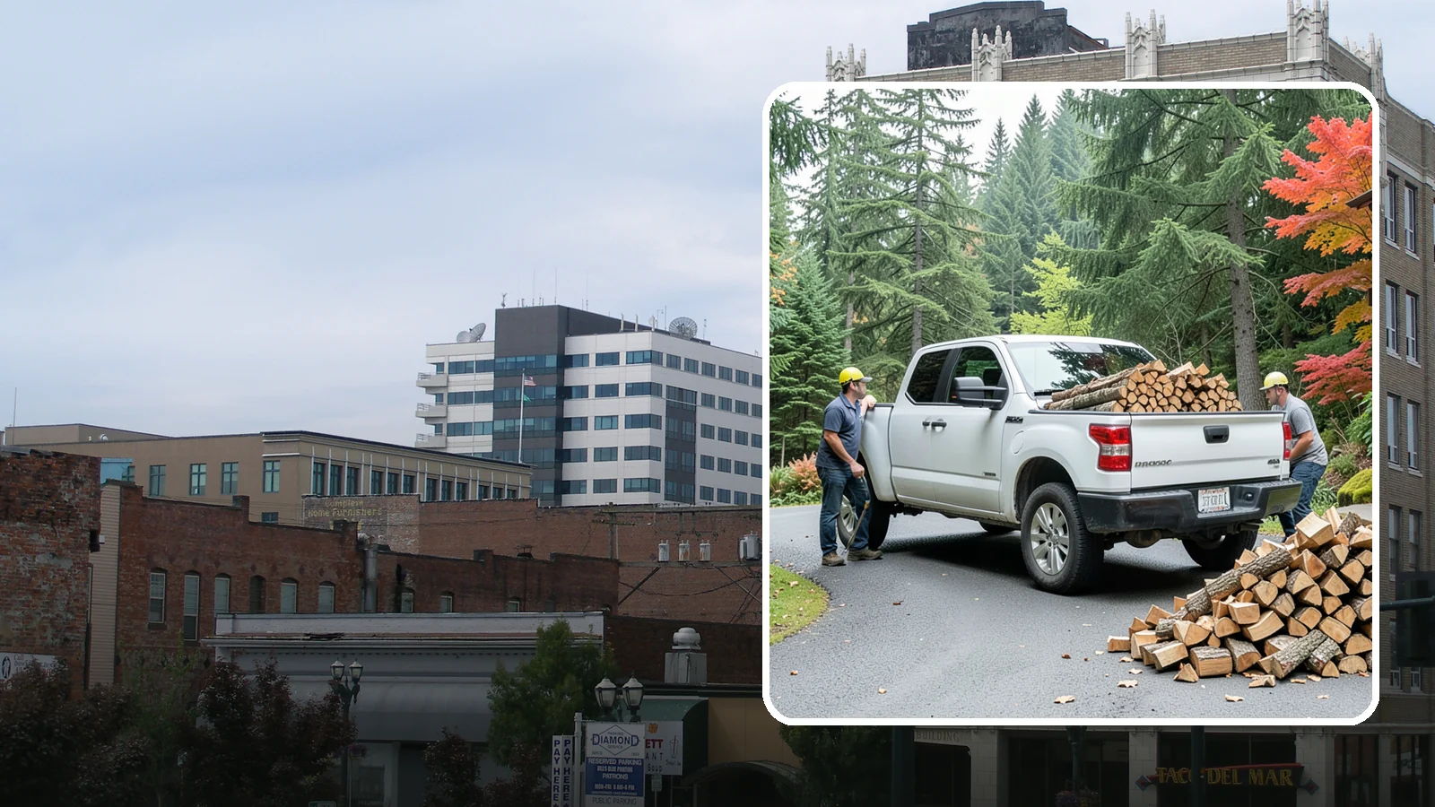 Fall Firewood Delivery in Everett, Snohomish County, WA - As the Northwest cools down, we deliver a full supply so you head into heating season already stocked and ready.