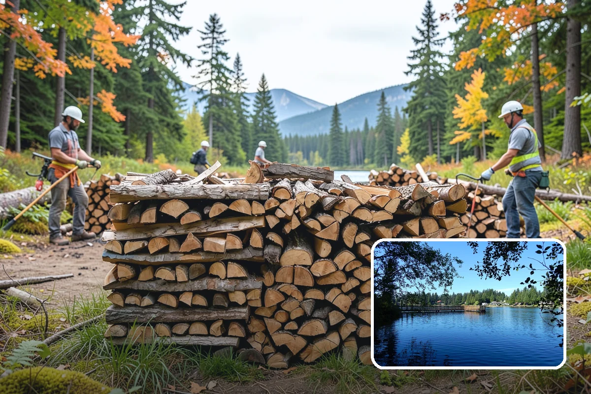 Fall Firewood Delivery in Federal Way, King County, WA - Gets you stocked before the winter rush
