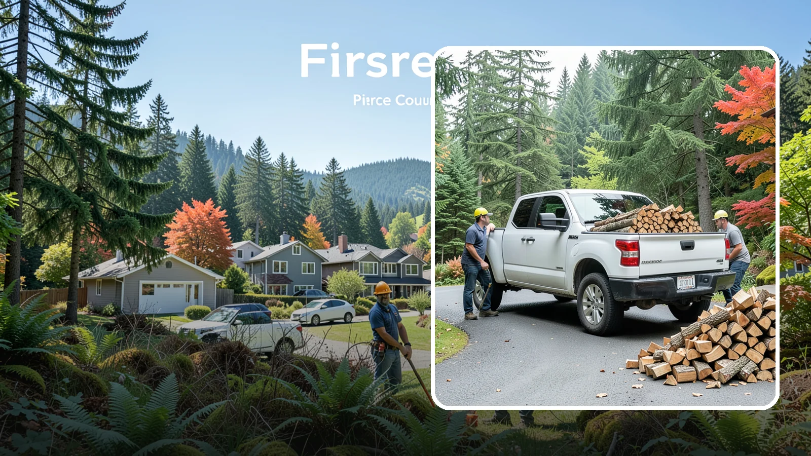 Fall Firewood Delivery in Fircrest, Pierce County, WA - As the Northwest cools down, we deliver a full supply so you head into heating season already stocked and ready.