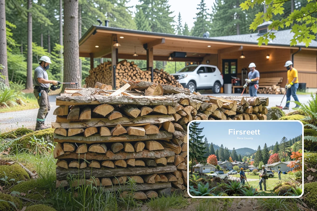 Fall Firewood Delivery in Fircrest, Pierce County, WA - Gets you stocked before the winter rush