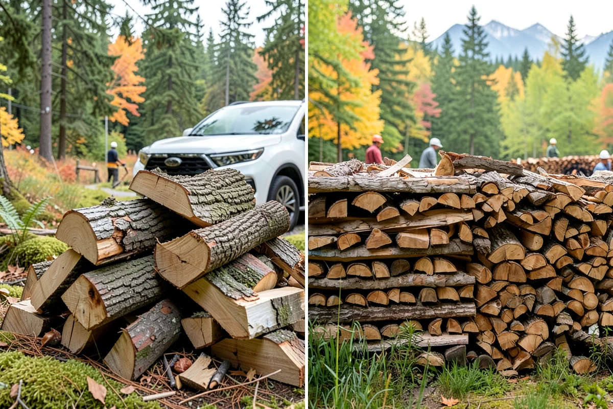 Fall Firewood Delivery in Fircrest, Pierce County, WA - Plan your fall stock-up quantity for the season