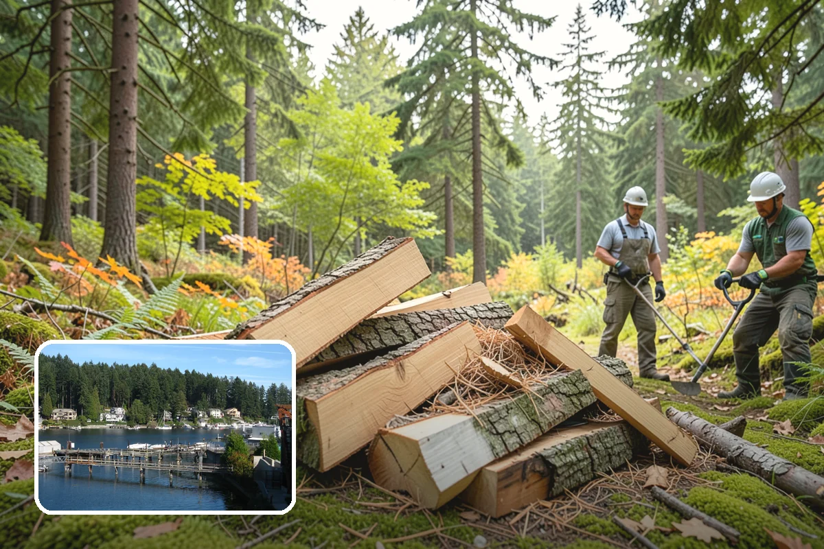 Fall Firewood Delivery in Gig Harbor, Pierce County, WA - Gets you stocked before the winter rush