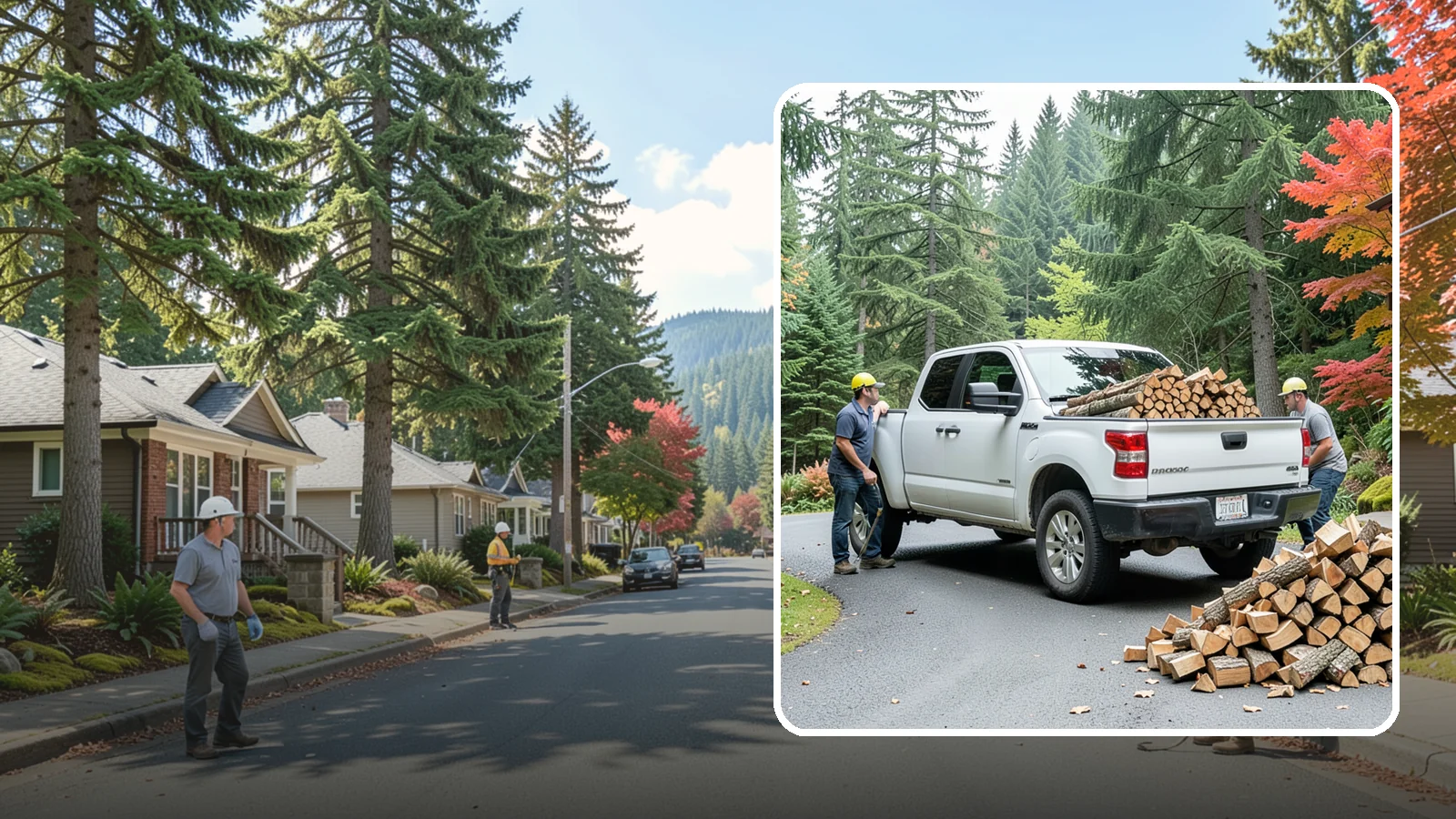 Fall Firewood Delivery in Hunts Point, King County, WA - As the Northwest cools down, we deliver a full supply so you head into heating season already stocked and ready.