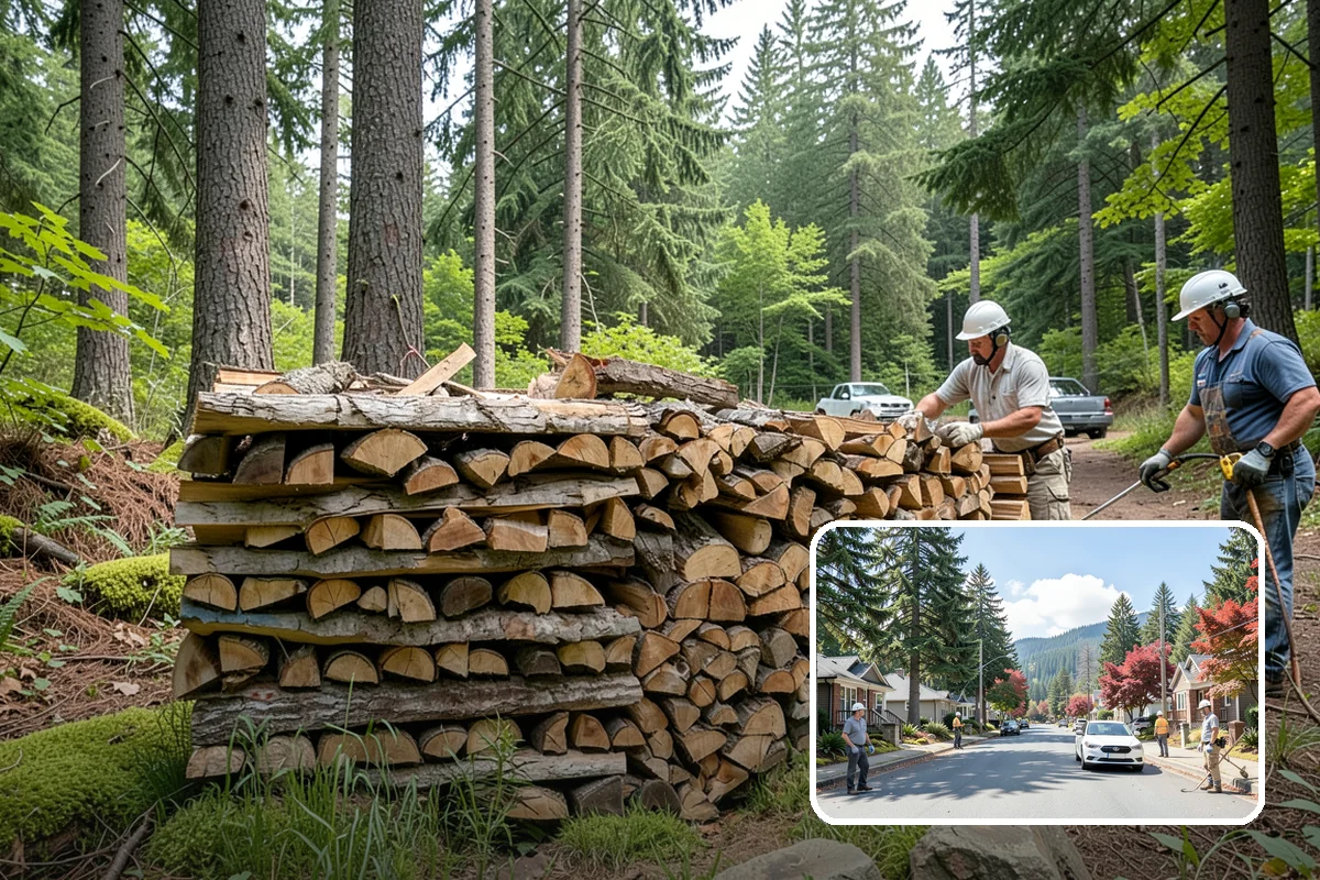 Fall Firewood Delivery in Hunts Point, King County, WA - Gets you stocked before the winter rush
