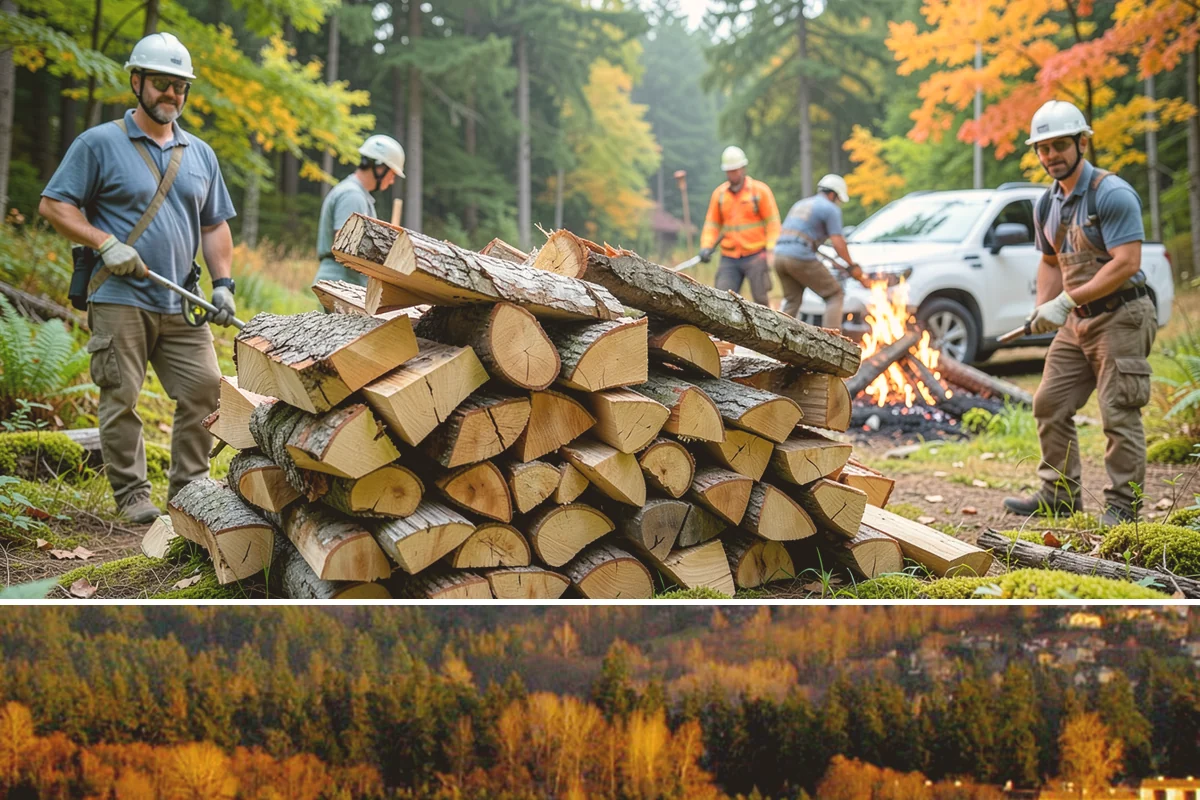 Fall Firewood Delivery in Kenmore, King County, WA - Early to mid fall is ideal, giving you a full supply in place before winter weather and demand both climb.
