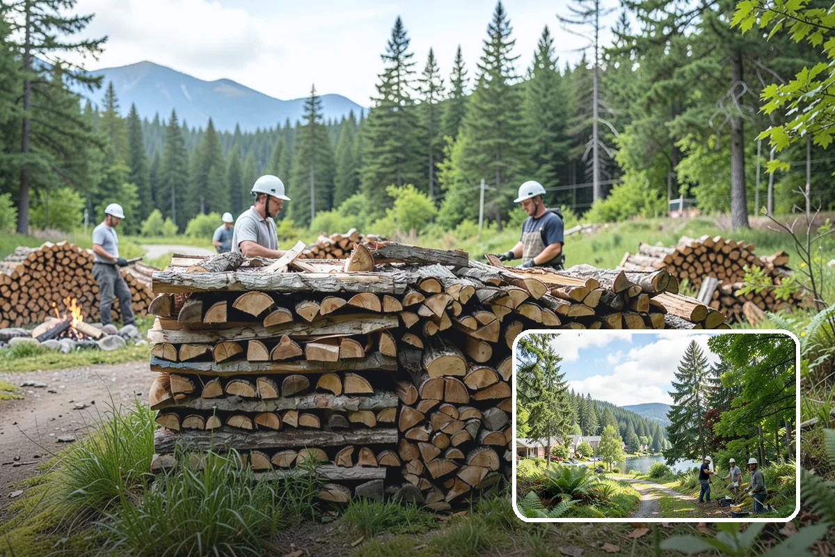 Fall Firewood Delivery in Lake Forest Park, King County, WA - Gets you stocked before the winter rush