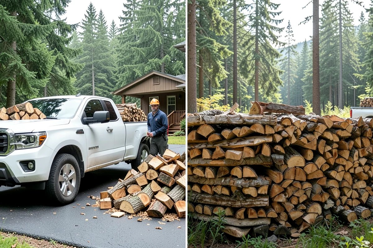 Fall Firewood Delivery in Lake Forest Park, King County, WA - Plan your fall stock-up quantity for the season
