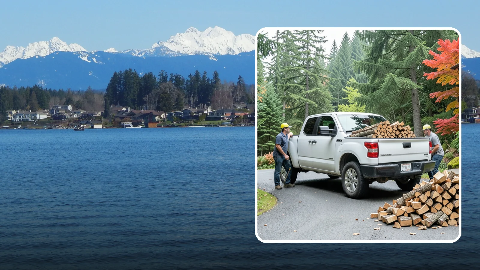 Fall Firewood Delivery in Lake Stevens, Snohomish County, WA - As the Northwest cools down, we deliver a full supply so you head into heating season already stocked and ready.