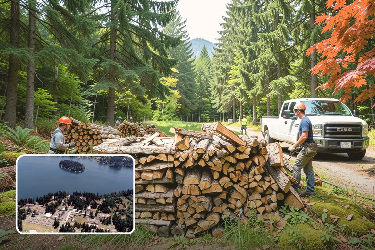 Fall Firewood Delivery in Lakewood, Pierce County, WA - Gets you stocked before the winter rush