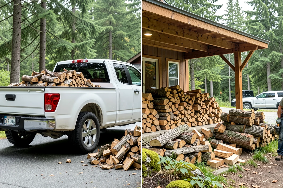 Fall Firewood Delivery in Lakewood, Pierce County, WA - Plan your fall stock-up quantity for the season