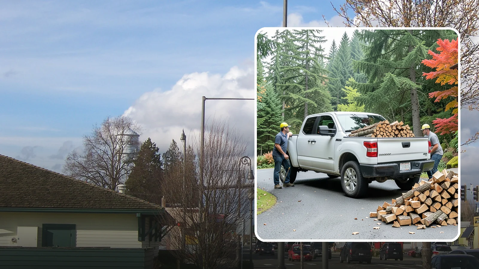 Fall Firewood Delivery in Marysville, Snohomish County, WA - As the Northwest cools down, we deliver a full supply so you head into heating season already stocked and ready.