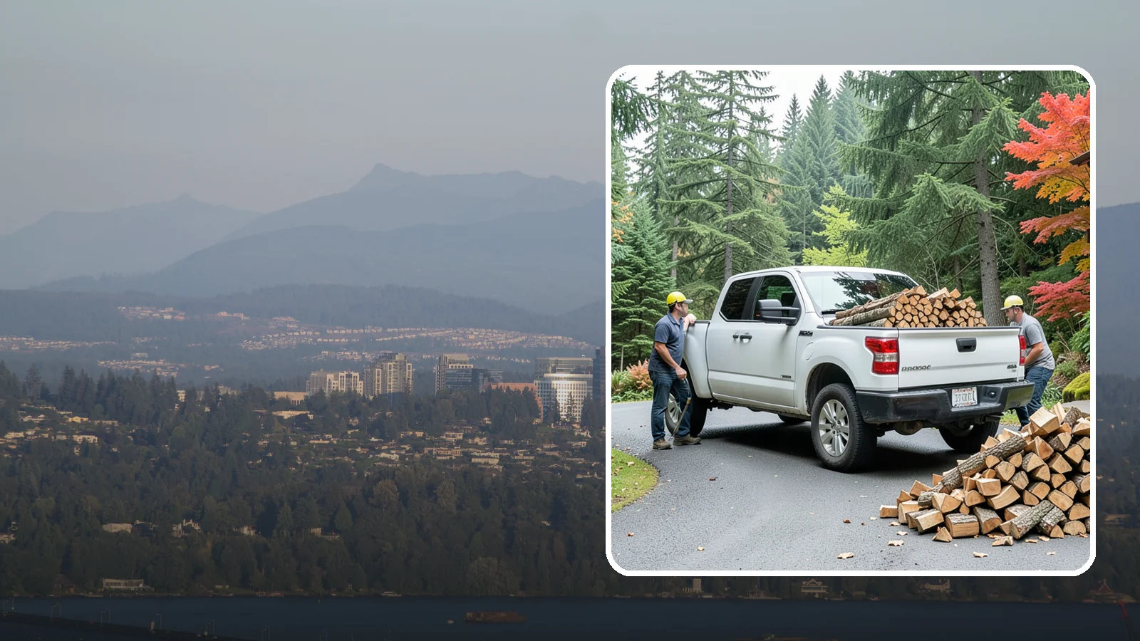 Fall Firewood Delivery in Medina, King County, WA - As the Northwest cools down, we deliver a full supply so you head into heating season already stocked and ready.