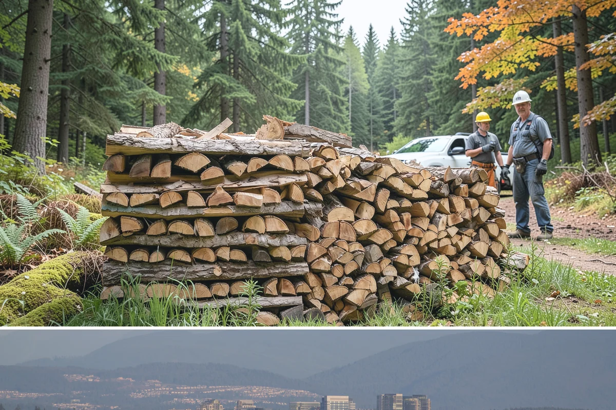 Fall Firewood Delivery in Medina, King County, WA - Early to mid fall is ideal, giving you a full supply in place before winter weather and demand both climb.