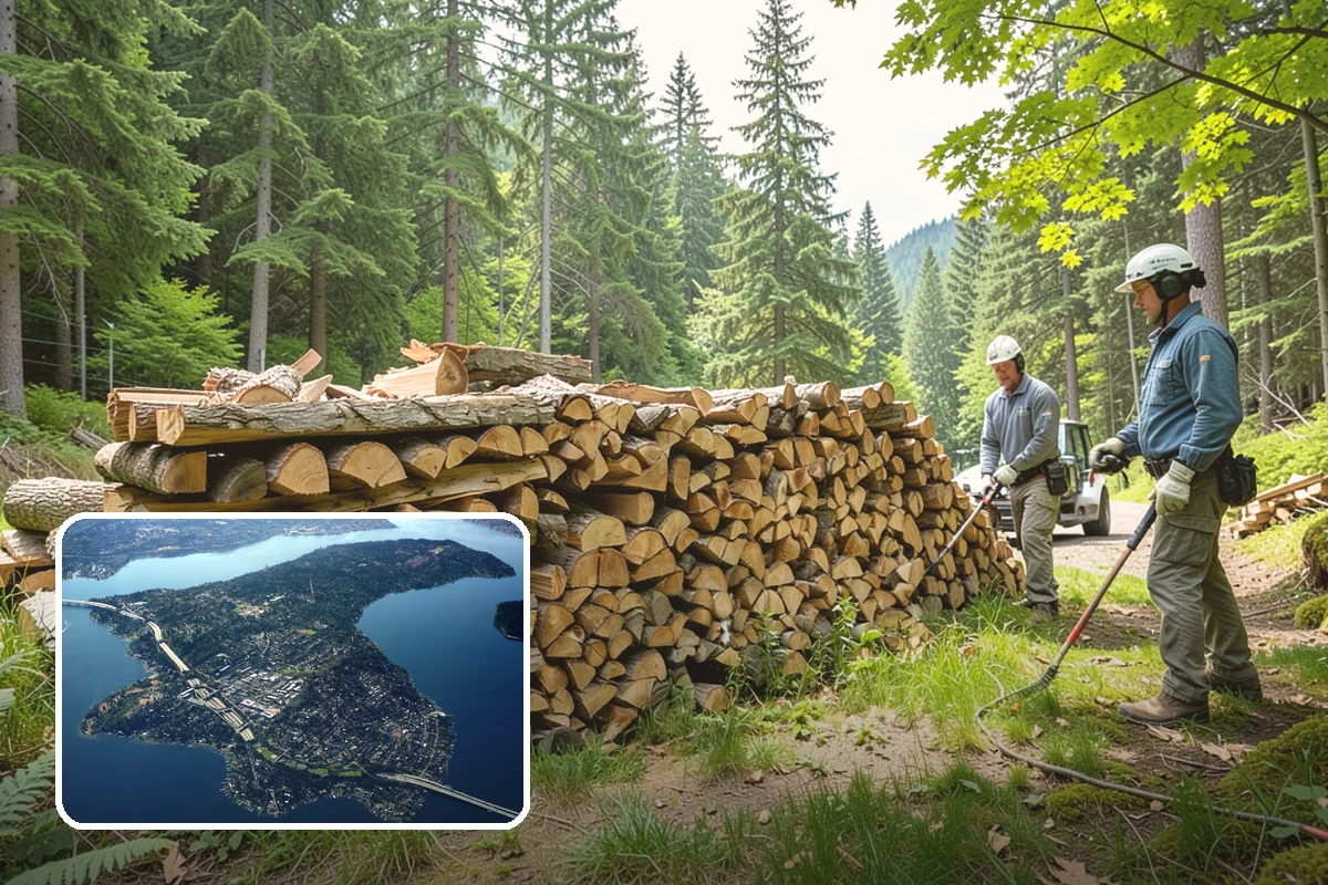 Fall Firewood Delivery in Mercer Island, King County, WA - Gets you stocked before the winter rush